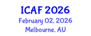 International Conference on Accounting and Finance (ICAF) February 02, 2026 - Melbourne, Australia International Conference on Accounting and Finance (ICAF) February 02, 2026 - Melbourne, Australia