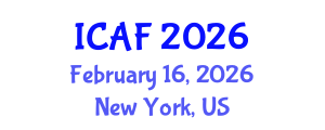 International Conference on Accounting and Finance (ICAF) February 16, 2026 - New York, United States International Conference on Accounting and Finance (ICAF) February 16, 2026 - New York, United States