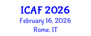 International Conference on Accounting and Finance (ICAF) February 16, 2026 - Rome, Italy International Conference on Accounting and Finance (ICAF) February 16, 2026 - Rome, Italy