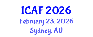 International Conference on Accounting and Finance (ICAF) February 23, 2026 - Sydney, Australia