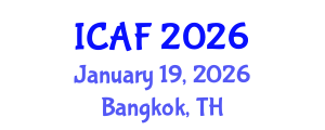 International Conference on Accounting and Finance (ICAF) January 19, 2026 - Bangkok, Thailand International Conference on Accounting and Finance (ICAF) January 19, 2026 - Bangkok, Thailand