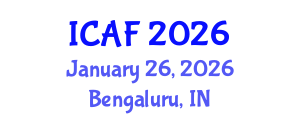 International Conference on Accounting and Finance (ICAF) January 26, 2026 - Bengaluru, India