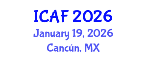 International Conference on Accounting and Finance (ICAF) January 19, 2026 - Cancún, Mexico International Conference on Accounting and Finance (ICAF) January 19, 2026 - Cancún, Mexico