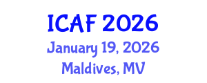International Conference on Accounting and Finance (ICAF) January 19, 2026 - Maldives, Maldives
