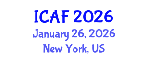 International Conference on Accounting and Finance (ICAF) January 26, 2026 - New York, United States International Conference on Accounting and Finance (ICAF) January 26, 2026 - New York, United States