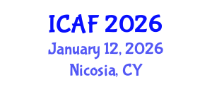 International Conference on Accounting and Finance (ICAF) January 12, 2026 - Nicosia, Cyprus International Conference on Accounting and Finance (ICAF) January 12, 2026 - Nicosia, Cyprus