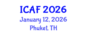 International Conference on Accounting and Finance (ICAF) January 12, 2026 - Phuket, Thailand International Conference on Accounting and Finance (ICAF) January 12, 2026 - Phuket, Thailand
