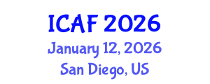 International Conference on Accounting and Finance (ICAF) January 12, 2026 - San Diego, United States International Conference on Accounting and Finance (ICAF) January 12, 2026 - San Diego, United States