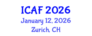 International Conference on Accounting and Finance (ICAF) January 12, 2026 - Zurich, Switzerland International Conference on Accounting and Finance (ICAF) January 12, 2026 - Zurich, Switzerland