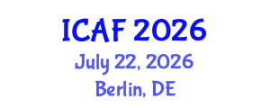 International Conference on Accounting and Finance (ICAF) July 22, 2026 - Berlin, Germany International Conference on Accounting and Finance (ICAF) July 22, 2026 - Berlin, Germany