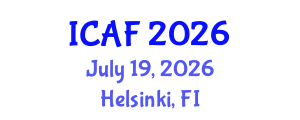 International Conference on Accounting and Finance (ICAF) July 19, 2026 - Helsinki, Finland International Conference on Accounting and Finance (ICAF) July 19, 2026 - Helsinki, Finland