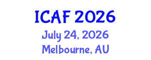 International Conference on Accounting and Finance (ICAF) July 24, 2026 - Melbourne, Australia International Conference on Accounting and Finance (ICAF) July 24, 2026 - Melbourne, Australia