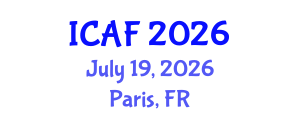 International Conference on Accounting and Finance (ICAF) July 19, 2026 - Paris, France