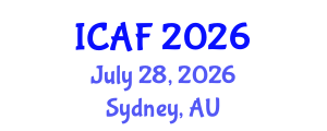International Conference on Accounting and Finance (ICAF) July 28, 2026 - Sydney, Australia International Conference on Accounting and Finance (ICAF) July 28, 2026 - Sydney, Australia