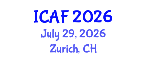 International Conference on Accounting and Finance (ICAF) July 29, 2026 - Zurich, Switzerland International Conference on Accounting and Finance (ICAF) July 29, 2026 - Zurich, Switzerland