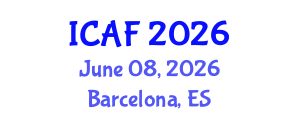 International Conference on Accounting and Finance (ICAF) June 08, 2026 - Barcelona, Spain International Conference on Accounting and Finance (ICAF) June 08, 2026 - Barcelona, Spain