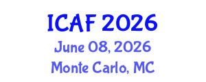 International Conference on Accounting and Finance (ICAF) June 08, 2026 - Monte Carlo, Monaco International Conference on Accounting and Finance (ICAF) June 08, 2026 - Monte Carlo, Monaco