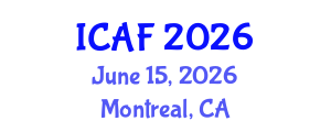 International Conference on Accounting and Finance (ICAF) June 15, 2026 - Montreal, Canada International Conference on Accounting and Finance (ICAF) June 15, 2026 - Montreal, Canada