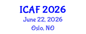 International Conference on Accounting and Finance (ICAF) June 22, 2026 - Oslo, Norway International Conference on Accounting and Finance (ICAF) June 22, 2026 - Oslo, Norway