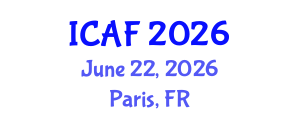International Conference on Accounting and Finance (ICAF) June 22, 2026 - Paris, France International Conference on Accounting and Finance (ICAF) June 22, 2026 - Paris, France