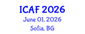 International Conference on Accounting and Finance (ICAF) June 01, 2026 - Sofia, Bulgaria International Conference on Accounting and Finance (ICAF) June 01, 2026 - Sofia, Bulgaria