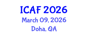 International Conference on Accounting and Finance (ICAF) March 09, 2026 - Doha, Qatar International Conference on Accounting and Finance (ICAF) March 09, 2026 - Doha, Qatar