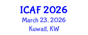 International Conference on Accounting and Finance (ICAF) March 23, 2026 - Kuwait, Kuwait International Conference on Accounting and Finance (ICAF) March 23, 2026 - Kuwait, Kuwait