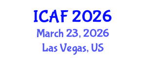 International Conference on Accounting and Finance (ICAF) March 23, 2026 - Las Vegas, United States International Conference on Accounting and Finance (ICAF) March 23, 2026 - Las Vegas, United States