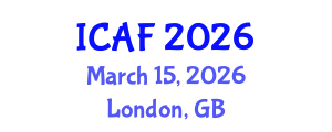 International Conference on Accounting and Finance (ICAF) March 15, 2026 - London, United Kingdom