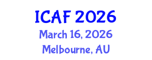 International Conference on Accounting and Finance (ICAF) March 16, 2026 - Melbourne, Australia International Conference on Accounting and Finance (ICAF) March 16, 2026 - Melbourne, Australia