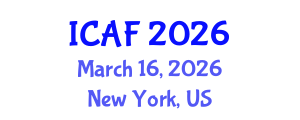 International Conference on Accounting and Finance (ICAF) March 16, 2026 - New York, United States International Conference on Accounting and Finance (ICAF) March 16, 2026 - New York, United States