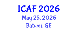 International Conference on Accounting and Finance (ICAF) May 25, 2026 - Batumi, Georgia International Conference on Accounting and Finance (ICAF) May 25, 2026 - Batumi, Georgia