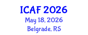 International Conference on Accounting and Finance (ICAF) May 18, 2026 - Belgrade, Serbia International Conference on Accounting and Finance (ICAF) May 18, 2026 - Belgrade, Serbia