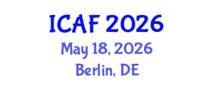 International Conference on Accounting and Finance (ICAF) May 18, 2026 - Berlin, Germany International Conference on Accounting and Finance (ICAF) May 18, 2026 - Berlin, Germany