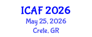 International Conference on Accounting and Finance (ICAF) May 25, 2026 - Crete, Greece International Conference on Accounting and Finance (ICAF) May 25, 2026 - Crete, Greece