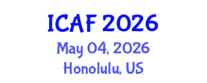 International Conference on Accounting and Finance (ICAF) May 04, 2026 - Honolulu, United States International Conference on Accounting and Finance (ICAF) May 04, 2026 - Honolulu, United States