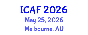 International Conference on Accounting and Finance (ICAF) May 25, 2026 - Melbourne, Australia International Conference on Accounting and Finance (ICAF) May 25, 2026 - Melbourne, Australia