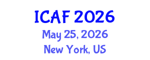 International Conference on Accounting and Finance (ICAF) May 25, 2026 - New York, United States International Conference on Accounting and Finance (ICAF) May 25, 2026 - New York, United States