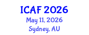 International Conference on Accounting and Finance (ICAF) May 11, 2026 - Sydney, Australia International Conference on Accounting and Finance (ICAF) May 11, 2026 - Sydney, Australia