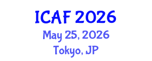 International Conference on Accounting and Finance (ICAF) May 25, 2026 - Tokyo, Japan International Conference on Accounting and Finance (ICAF) May 25, 2026 - Tokyo, Japan