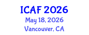 International Conference on Accounting and Finance (ICAF) May 18, 2026 - Vancouver, Canada International Conference on Accounting and Finance (ICAF) May 18, 2026 - Vancouver, Canada