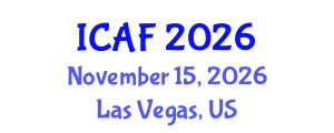 International Conference on Accounting and Finance (ICAF) November 15, 2026 - Las Vegas, United States International Conference on Accounting and Finance (ICAF) November 15, 2026 - Las Vegas, United States