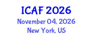 International Conference on Accounting and Finance (ICAF) November 04, 2026 - New York, United States International Conference on Accounting and Finance (ICAF) November 04, 2026 - New York, United States