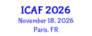 International Conference on Accounting and Finance (ICAF) November 18, 2026 - Paris, France International Conference on Accounting and Finance (ICAF) November 18, 2026 - Paris, France