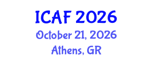 International Conference on Accounting and Finance (ICAF) October 21, 2026 - Athens, Greece International Conference on Accounting and Finance (ICAF) October 21, 2026 - Athens, Greece