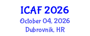 International Conference on Accounting and Finance (ICAF) October 04, 2026 - Dubrovnik, Croatia International Conference on Accounting and Finance (ICAF) October 04, 2026 - Dubrovnik, Croatia