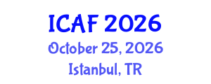 International Conference on Accounting and Finance (ICAF) October 25, 2026 - Istanbul, Turkey