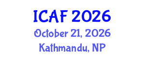 International Conference on Accounting and Finance (ICAF) October 21, 2026 - Kathmandu, Nepal International Conference on Accounting and Finance (ICAF) October 21, 2026 - Kathmandu, Nepal