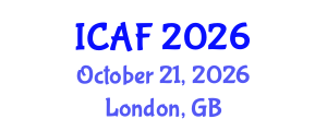 International Conference on Accounting and Finance (ICAF) October 21, 2026 - London, United Kingdom International Conference on Accounting and Finance (ICAF) October 21, 2026 - London, United Kingdom