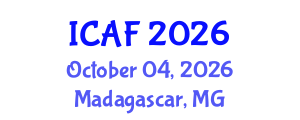 International Conference on Accounting and Finance (ICAF) October 04, 2026 - Madagascar, Madagascar International Conference on Accounting and Finance (ICAF) October 04, 2026 - Madagascar, Madagascar